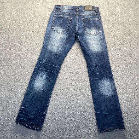 AHP Another Hype Piece Jean Men 32 Bleach/Acid Wash Distressed Hip Hop,Stretch - Picture 15 of 16